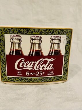 Coca-Cola Retro Six-Pack Graphic Sign in Red and Olive Green